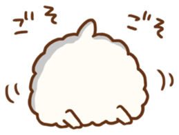 fluffy hamster sticker #6173953