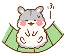 fluffy hamster sticker #6173954