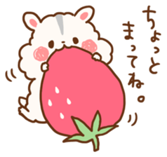 fluffy hamster sticker #6173956