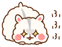 fluffy hamster sticker #6173964