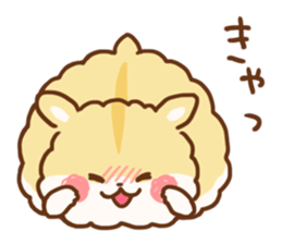 fluffy hamster sticker #6173970