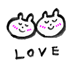 Bear calligraphy (Rakugaki) sticker #6174895