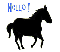 Horse Silhouette sticker #6175096