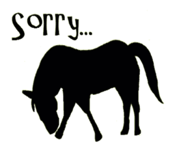 Horse Silhouette sticker #6175102