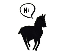 Horse Silhouette sticker #6175106