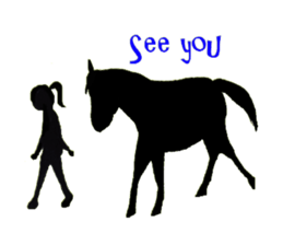 Horse Silhouette sticker #6175109