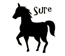 Horse Silhouette sticker #6175129