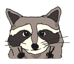Oliver The Raccoon - Family Gone Wild sticker #6175229