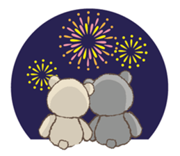 Love to date you.(Lovely Little Bear) sticker #6175457