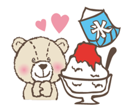 Love to date you.(Lovely Little Bear) sticker #6175459