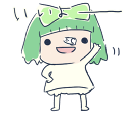 Tissue-chan&Koyori-chan.3 by peco sticker #6176456