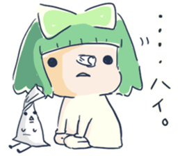 Tissue-chan&Koyori-chan.3 by peco sticker #6176458