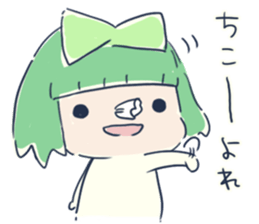 Tissue-chan&Koyori-chan.3 by peco sticker #6176464