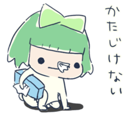 Tissue-chan&Koyori-chan.3 by peco sticker #6176466