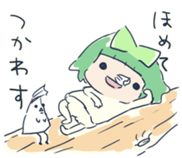 Tissue-chan&Koyori-chan.3 by peco sticker #6176467