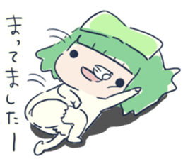 Tissue-chan&Koyori-chan.3 by peco sticker #6176470