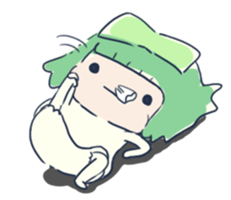 Tissue-chan&Koyori-chan.3 by peco sticker #6176471