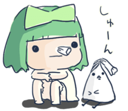 Tissue-chan&Koyori-chan.3 by peco sticker #6176474