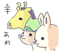 Tissue-chan&Koyori-chan.3 by peco sticker #6176479