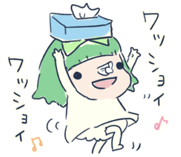 Tissue-chan&Koyori-chan.3 by peco sticker #6176489
