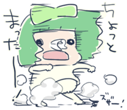 Tissue-chan&Koyori-chan.3 by peco sticker #6176493