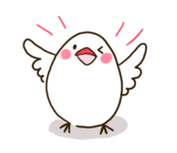 Everyday javasparrow and Parakeet 3 sticker #6176618