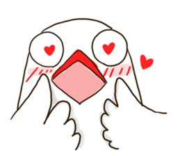 Everyday javasparrow and Parakeet 3 sticker #6176622