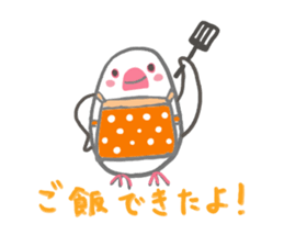 Everyday javasparrow and Parakeet 3 sticker #6176629