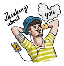 Hipster Brothers (EN) sticker #6176949