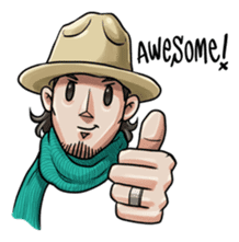 Hipster Brothers (EN) sticker #6176959