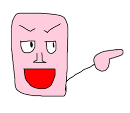 Light pink man sticker #6177137