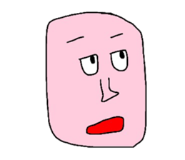 Light pink man sticker #6177143