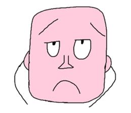 Light pink man sticker #6177144