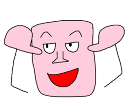 Light pink man sticker #6177145