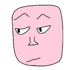 Light pink man sticker #6177146