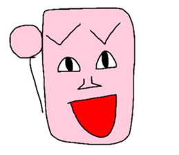 Light pink man sticker #6177147