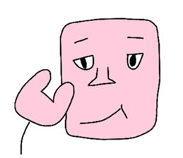 Light pink man sticker #6177149