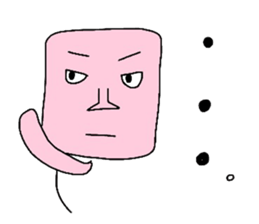 Light pink man sticker #6177150