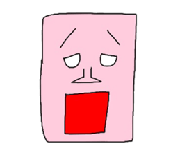 Light pink man sticker #6177151