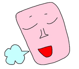 Light pink man sticker #6177153