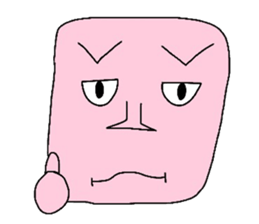 Light pink man sticker #6177155