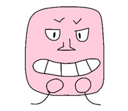 Light pink man sticker #6177161