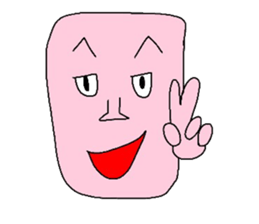 Light pink man sticker #6177167