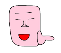 Light pink man sticker #6177171