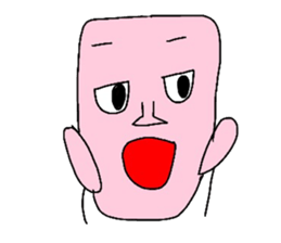 Light pink man sticker #6177172