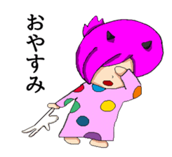 Tsundere devil and word many angel sticker #6177180