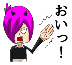 Tsundere devil and word many angel sticker #6177183