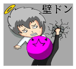 Tsundere devil and word many angel sticker #6177214