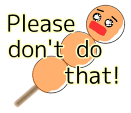 Careful DANGO!      - English ver. - sticker #6177498