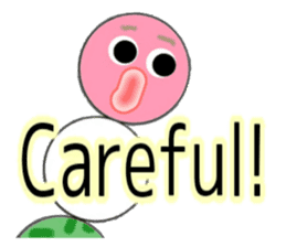 Careful DANGO!      - English ver. - sticker #6177501